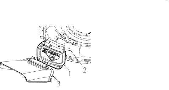 Side Discharge Chute Diagram and Parts List for SC300B (12AVB2R3710)(2023) Cub Cadet Lawn Mower